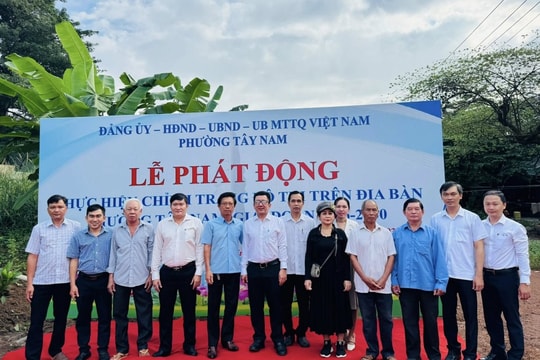 TP Hồ Chí Minh Phường Tây Nam tăng tốc chỉnh trang đô thị, hoàn thiện hạ tầng