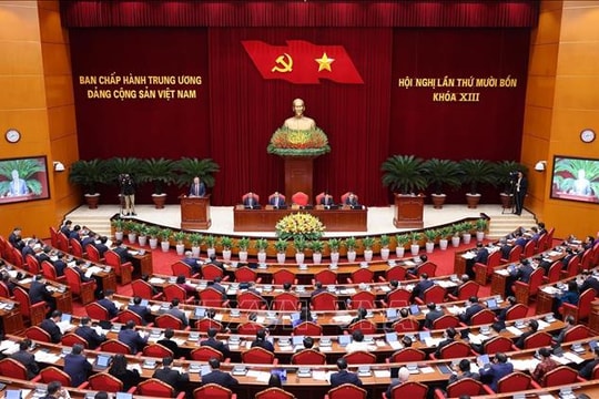 Thông cáo báo chí về ngày làm việc thứ nhất Hội nghị Trung ương 14 khóa XIII