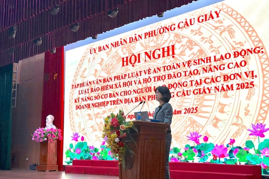 Cầu Giấy: Tập huấn về an toàn lao động và Luật Bảo hiểm xã hội cho các đơn vị, doanh nghiệp