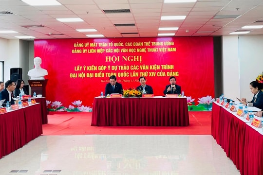 Văn nghệ sĩ góp ý tâm huyết vào dự thảo các Văn kiện Đại hội XIV của Đảng