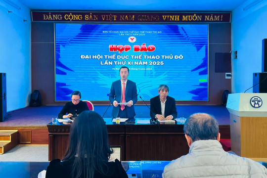Đại hội Thể dục Thể thao Thủ đô lần thứ XI năm 2025 có 25 môn thi đấu