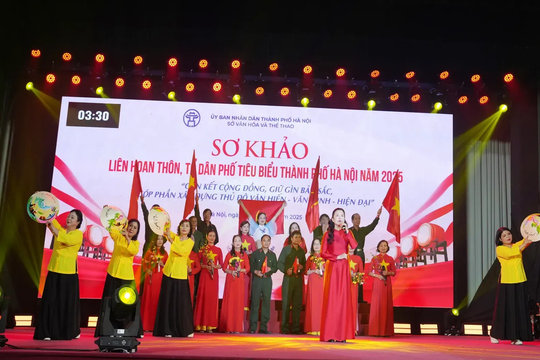 Đặc sắc Liên hoan “Thôn, tổ dân phố văn hóa tiêu biểu” TP Hà Nội năm 2025