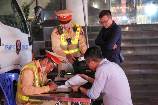 Hà Nội: Xử lý 189 trường hợp vi phạm về nồng độ cồn