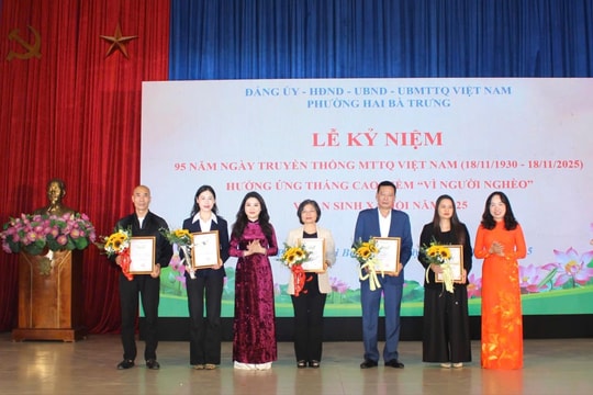 Phường Hai Bà Trưng: Ủng hộ các hoạt động an sinh xã hội và Quỹ “Vì người nghèo” hơn 1,42 tỷ đồng