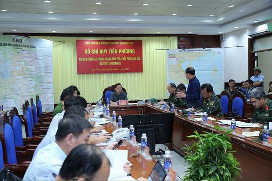 Ứng phó khẩn cấp với bão số 13 Mọi lực lượng phải trực chiến, mọi phương án phải sẵn sàng