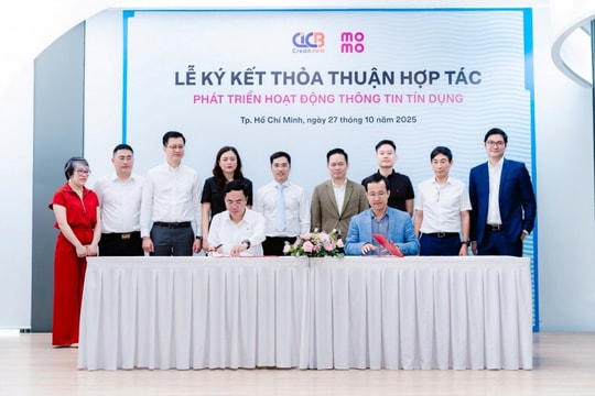CIC chính thức ký Thỏa thuận hợp tác
phát triển hoạt động thông tin tín dụng với MoMo