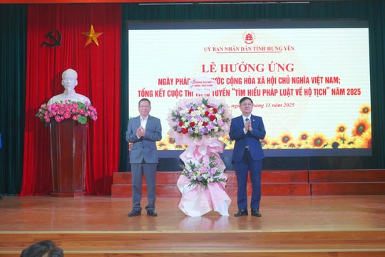 Lan tỏa tinh thần thượng tôn pháp luật, đẩy mạnh chuyển đổi số ngành Tư pháp Hưng Yên