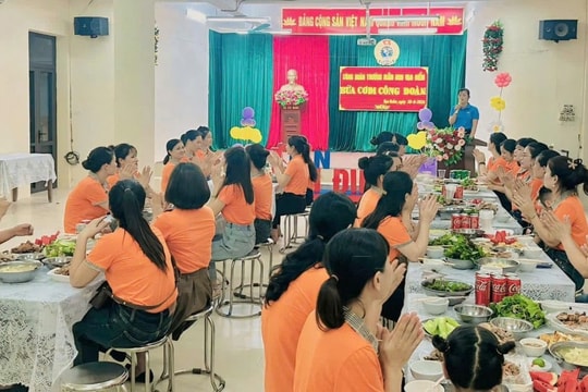 Công đoàn Trường Mầm non Vạn Điểm: Nhiều hoạt động thiết thực vì người lao động