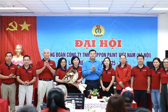 Đại hội Công đoàn Công ty TNHH Nippon Paint Việt Nam (Hà Nội) lần thứ IV Đổi mới - Đoàn kết - Phát triển vì người lao động và sự bền vững của doanh nghiệp