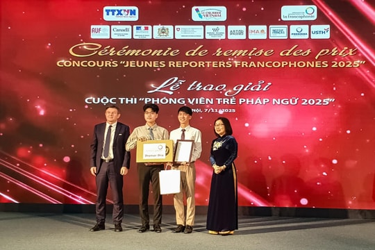14 tác phẩm xuất sắc được trao Giải "Phóng viên trẻ Pháp ngữ”