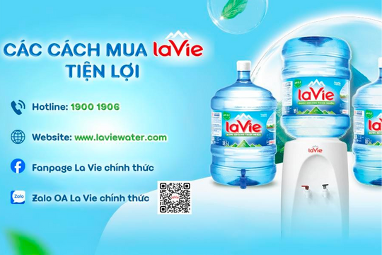 La Vie công bố cách thức mua hàng chính hãng trực tuyến ‎nhanh chóng và tiện lợi