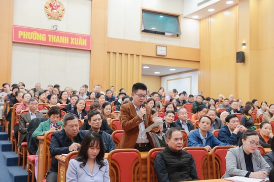 Phường Thanh Xuân tiếp thu kiến nghị, tâm tư, nguyện vọng của nhân dân