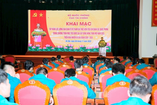 Xây dựng lực lượng dân quân vững mạnh, rộng khắp