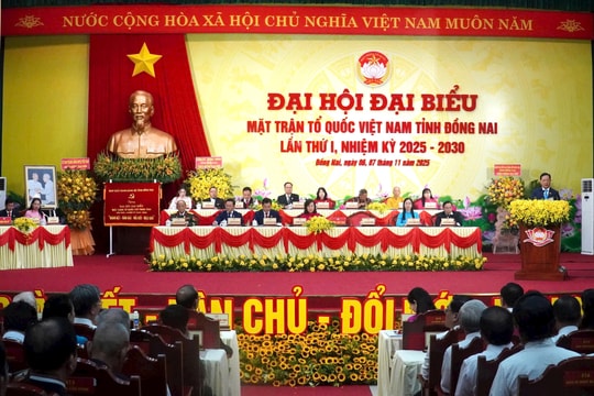 346 đại biểu dự Đại hội Mặt trận Tổ quốc Việt Nam tỉnh Đồng Nai lần thứ I