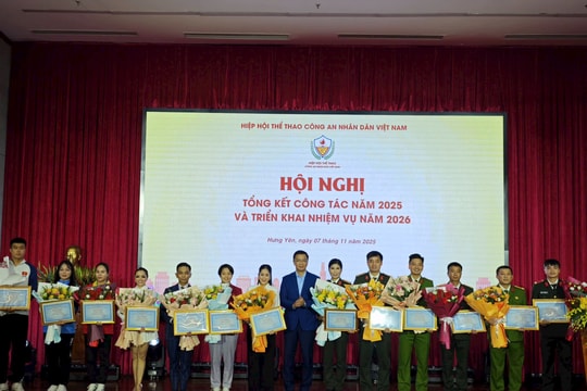 Thể thao Công an nhân dân đặt mục tiêu cao nhất tại Đại hội Thể thao toàn quốc lần thứ X-2026