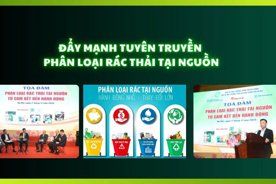Báo Kinh tế và Đô thị đẩy mạnh tuyên truyền phân loại rác thải tại nguồn