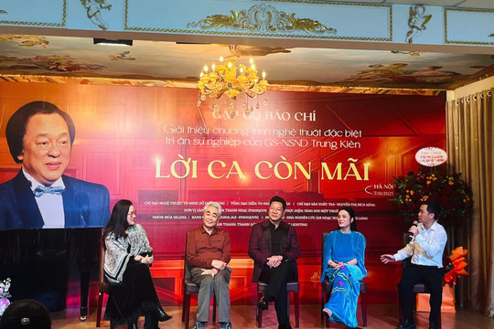 “Lời ca còn mãi”: Tri ân NSND Trung Kiên - người thầy lớn của âm nhạc Việt Nam