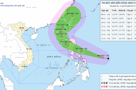 Bão Fung-Wong vào Biển Đông, Hà Nội mưa lạnh
