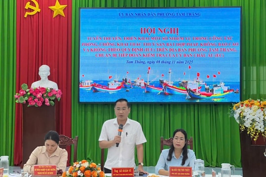 Thành phố Hồ Chí Minh Phường Tam Thắng tăng cường vận động người dân phòng, tránh vi phạm IUU