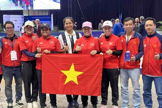 Bi sắt Việt Nam giành Huy chương bạc giải bi sắt vô địch châu Á