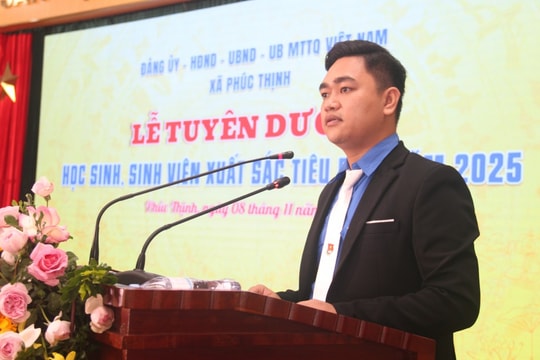 Xã Phúc Thịnh vinh danh 165 học sinh, sinh viên tiêu biểu năm 2025
