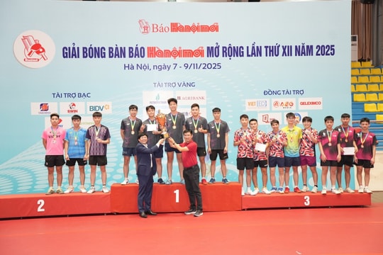 Dư âm những trận cầu đỉnh cao tại Giải Bóng bàn Báo Hànộimới