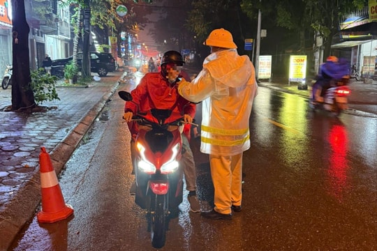 Hà Nội: Phát hiện hơn 300 trường hợp vi phạm nồng độ cồn