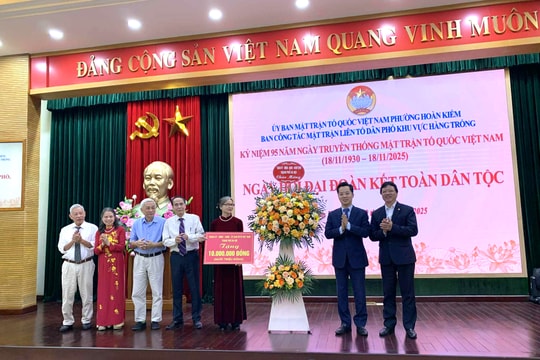 Đoàn kết, xây dựng phường Hoàn Kiếm trở thành “điểm mẫu” của Thủ đô