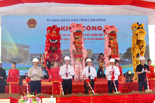 Lâm Đồng xây dựng trường nội trú liên cấp phục vụ học sinh vùng biên