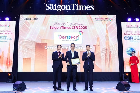 Care For Việt Nam được vinh danh tại chương trình Saigon Times CSR năm thứ hai liên tiếp