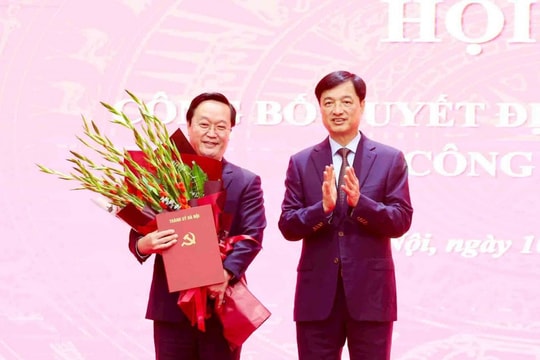 Đồng chí Nguyễn Đức Trung được điều động, chỉ định giữ chức Phó Bí thư Thành ủy Hà Nội