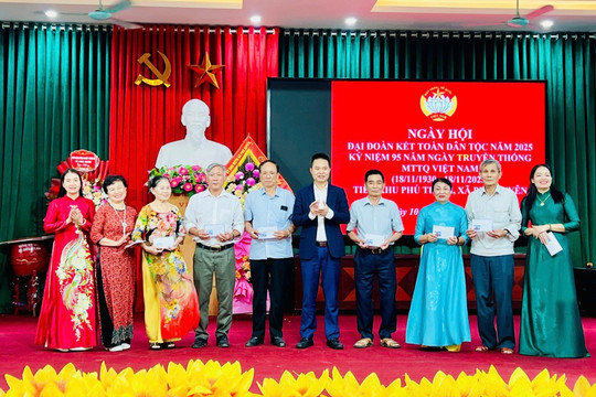 Ngày hội Đại đoàn kết tại tiểu khu Phú Thịnh: Gắn kết dân cư, phát triển bền vững