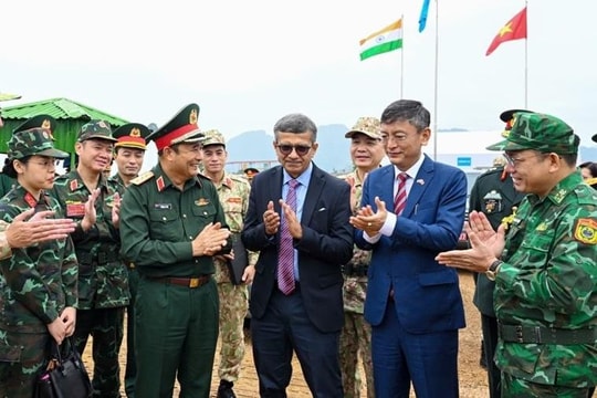 Khai mạc Diễn tập song phương Việt Nam - Ấn Ðộ về gìn giữ hòa bình Liên hợp quốc