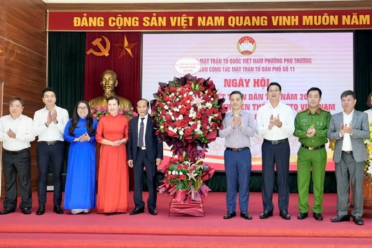 Phát huy sức mạnh đại đoàn kết, xây dựng phường Phú Thượng giàu đẹp, văn minh