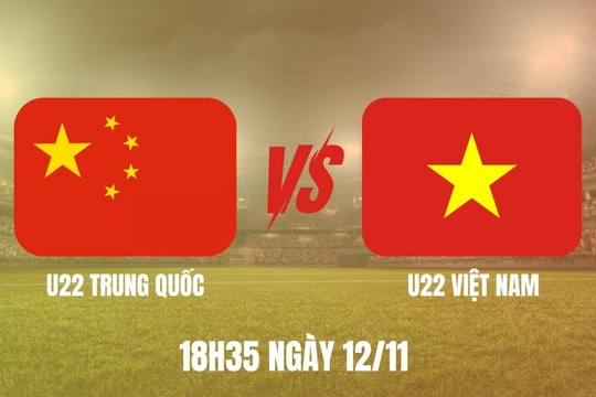 U22 Trung Quốc vs U22 Việt Nam: Màn thử lửa quý giá trước thềm SEA Games 33
