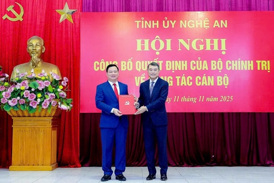 Đồng chí Nguyễn Khắc Thận giữ chức Bí thư Tỉnh ủy Nghệ An