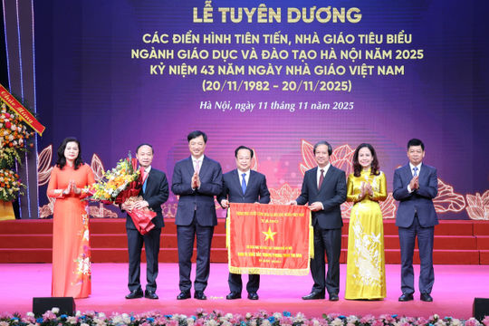 Tuyên dương các điển hình tiên tiến, nhà giáo tiêu biểu của Thủ đô năm 2025
