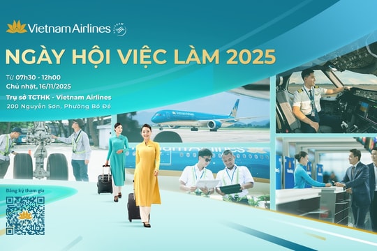 Cất cánh sự nghiệp cùng Vietnam Airlines tại Ngày hội việc làm 2025