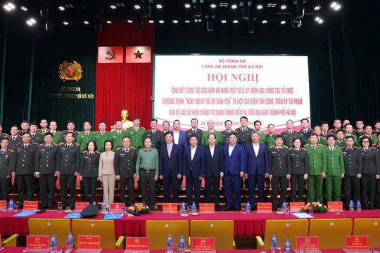 Công an Thủ đô chuyên nghiệp, trách nhiệm góp phần thành công của Đại lễ A80
