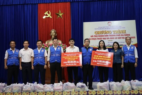 TP Hồ Chí Minh hỗ trợ Đà Nẵng 15 tỷ đồng khắc phục thiên tai