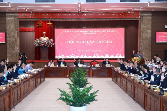 Ban Chấp hành Đảng bộ TP Hà Nội họp bàn 9 nội dung quan trọng