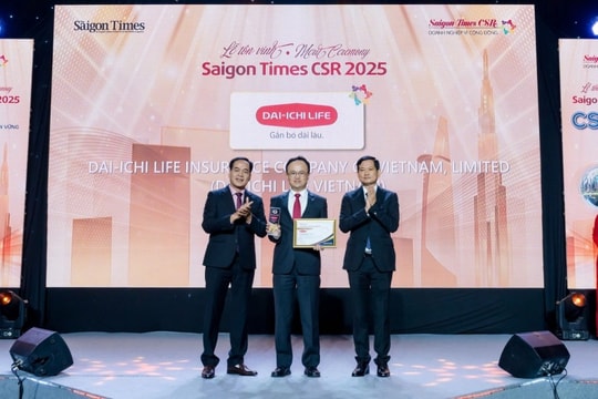 Dai-ichi Life Việt Nam được vinh danh “Doanh nghiệp Vì Cộng đồng - Saigon Times CSR” lần thứ 7 liên tiếp
