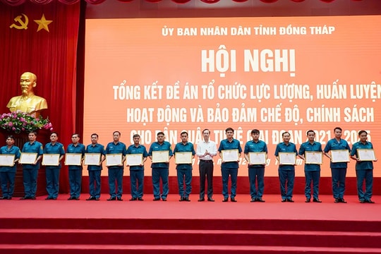Đồng Tháp Đề án dân quân tự vệ đáp ứng yêu cầu bảo vệ Tổ quốc trong tình hình mới