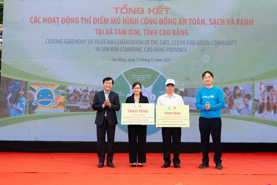 Cao Bằng Mô hình “Cộng đồng an toàn, sạch và xanh” giúp trẻ em chủ động phòng tránh thiên tai