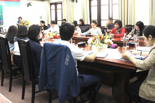 Công đoàn phường Văn Miếu - Quốc Tử Giám hướng dẫn tổ chức Đại hội Công đoàn cơ sở