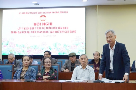 Đống Đa: Gần 300 ý kiến góp ý vào dự thảo văn kiện Đại hội XIV