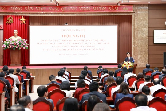 Thi tìm hiểu Nghị quyết Đại hội lần thứ XVIII Đảng bộ thành phố Hà Nội