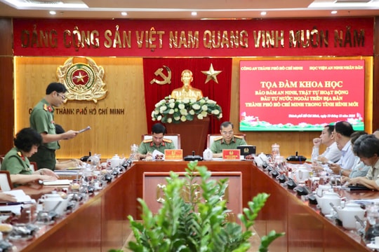 TP Hồ Chí Minh: Bảo đảm an ninh, trật tự hoạt động đầu tư nước ngoài trong tình hình mới