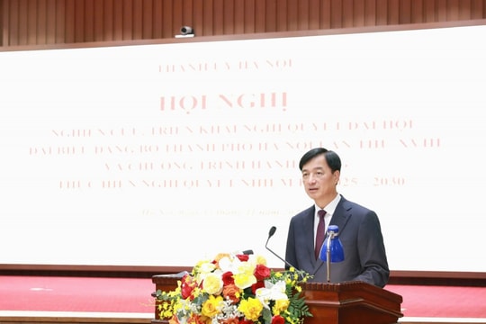Bí thư Thành uỷ Hà Nội Nguyễn Duy Ngọc: Nắm chắc từng đột phá để cụ thể hoá thành hành động