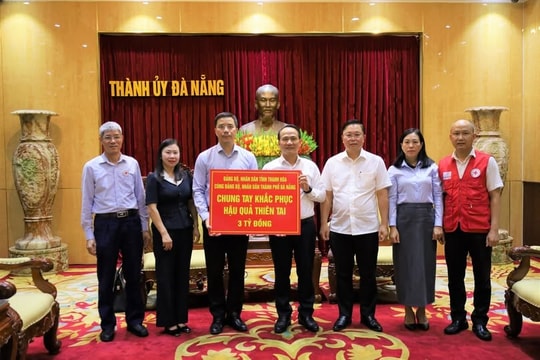 Thanh Hóa hỗ trợ 3 tỷ đồng giúp Đà Nẵng khắc phục mưa lũ